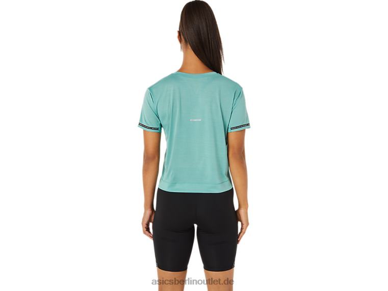 Renn-Crop-Top für Damen BL4N3254Asics Salbei