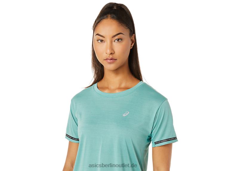 Renn-Crop-Top für Damen BL4N3254Asics Salbei