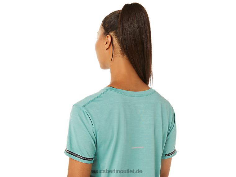 Renn-Crop-Top für Damen BL4N3254Asics Salbei