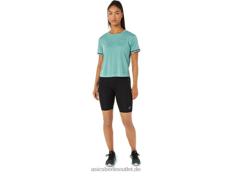 Renn-Crop-Top für Damen BL4N3254Asics Salbei