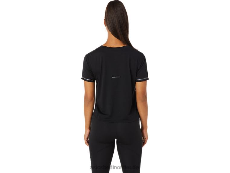Renn-Crop-Top für Damen BL4N3330Asics Leistung schwarz