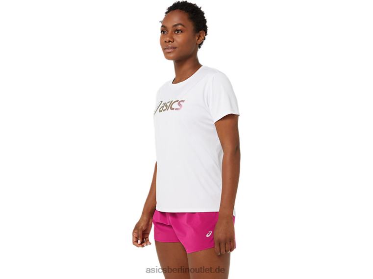 Sakura-Top für Damen BL4N3325Asics strahlend weiß