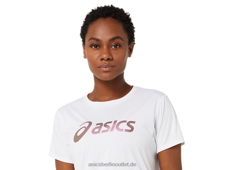 Sakura-Top für Damen BL4N3325Asics strahlend weiß