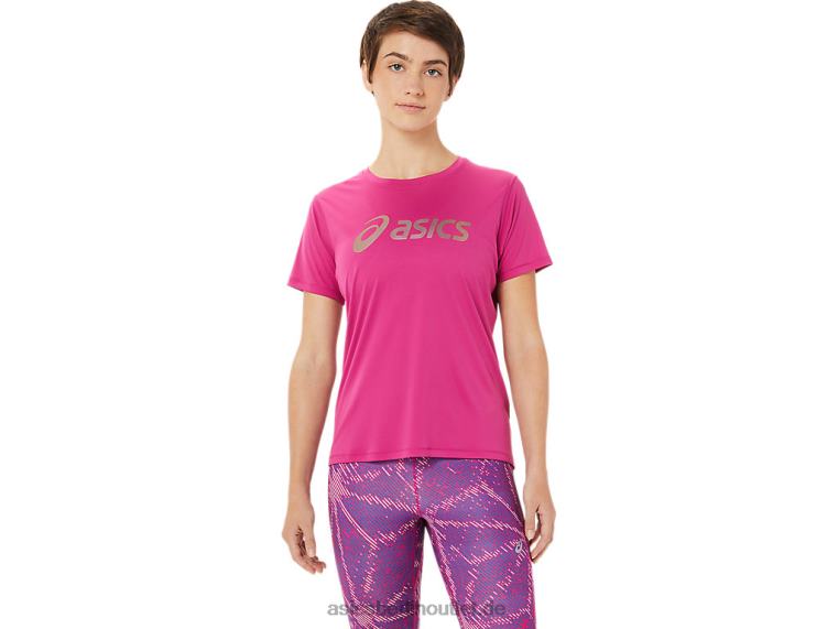 Sakura-Top für Damen BL4N3328Asics fuchsiarot