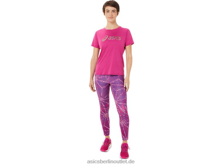 Sakura-Top für Damen BL4N3328Asics fuchsiarot