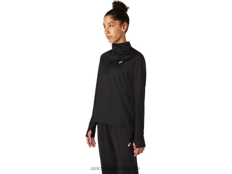 Thermopolis-Halbreißverschluss für Damen BL4N3618Asics Leistung schwarz