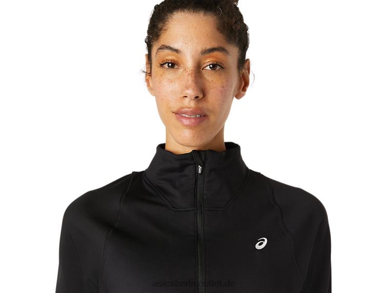 Thermopolis-Halbreißverschluss für Damen BL4N3618Asics Leistung schwarz