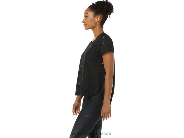 Ventilate Actibreeze Kurzarm-Top für Damen BL4N3488Asics Leistung schwarz