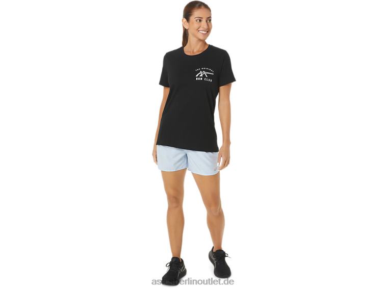 W Orc leuchtendes kleines Logo SS Crew BL4N2732Asics Leistung schwarz