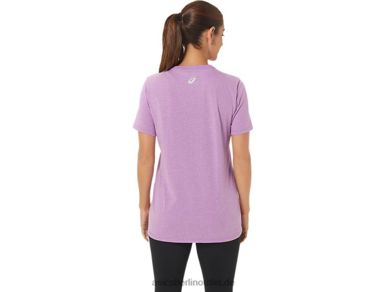 W Orc leuchtendes kleines Logo SS Crew BL4N2734Asics Orchideenheide