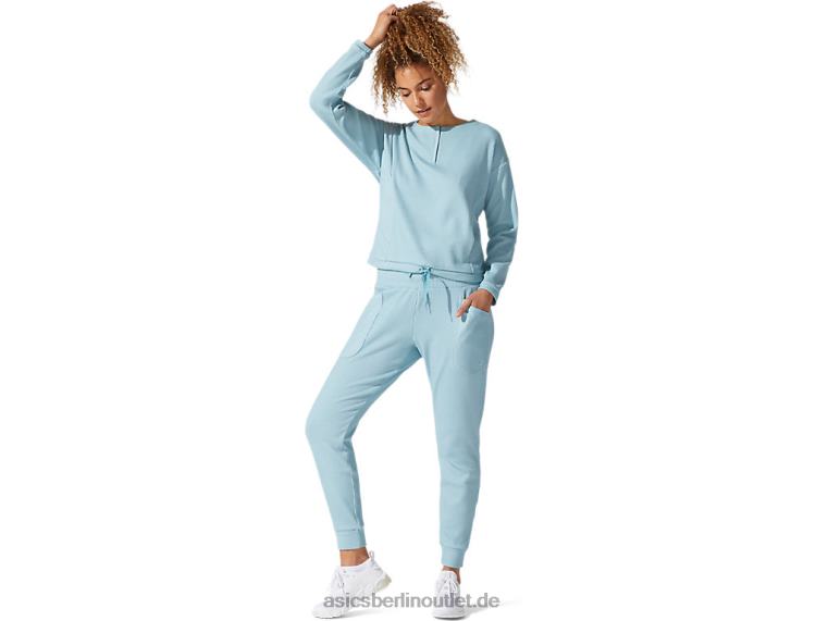 Weiches Stretch-Sweatshirt für Damen BL4N4053Asics rauchblau