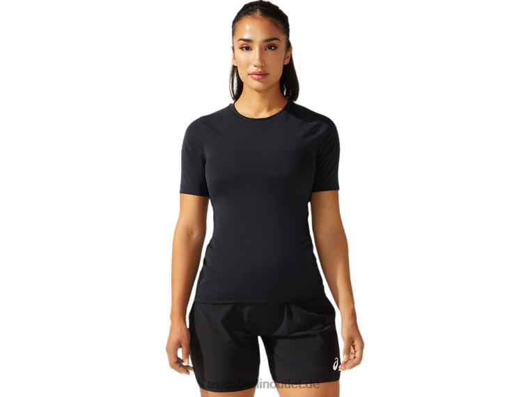 Zweiteiliges Wrestling-Top für Damen BL4N3785Asics Mannschaft schwarz