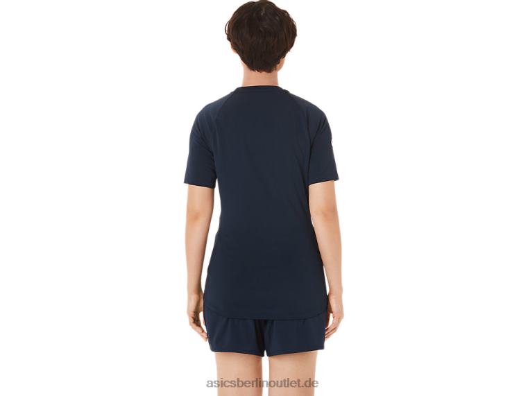 Zweiteiliges Wrestling-Top für Damen BL4N3812Asics Team Marine
