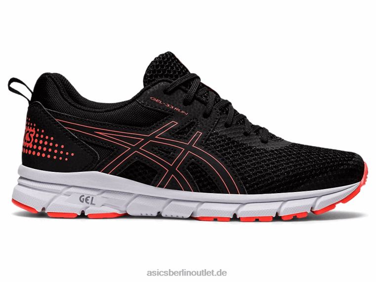 Gel-33 BL4N3911Asics Schwarz/Flash Coral
