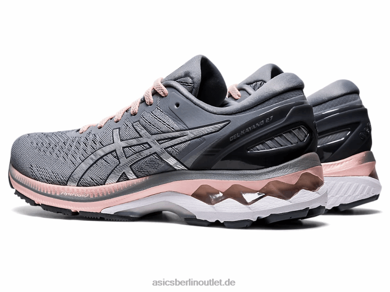 Gel-Kayano 27 breit BL4N4154Asics Gesteinsschicht/reines Silber