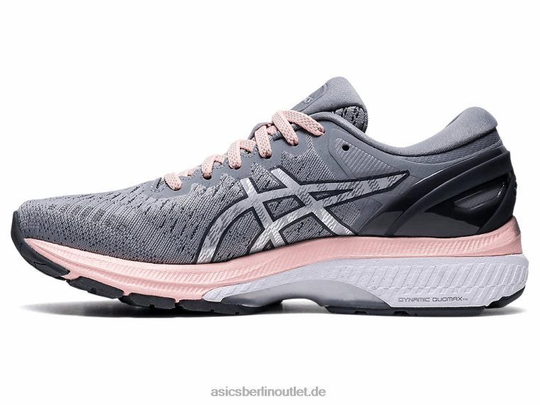 Gel-Kayano 27 breit BL4N4154Asics Gesteinsschicht/reines Silber