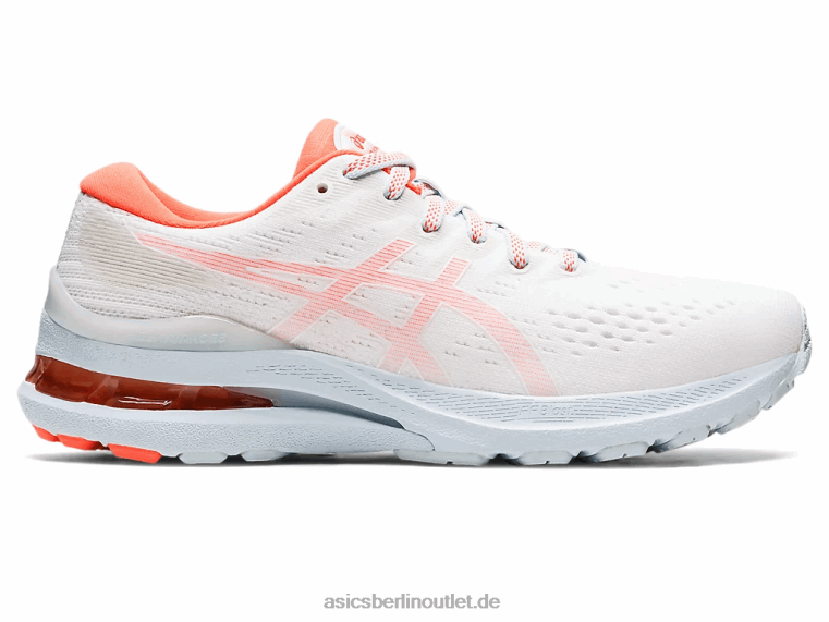 Gel-Kayano 28 BL4N3153Asics Weiß/Flash Coral