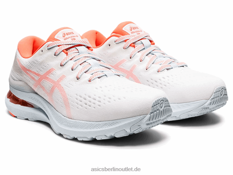 Gel-Kayano 28 BL4N3153Asics Weiß/Flash Coral