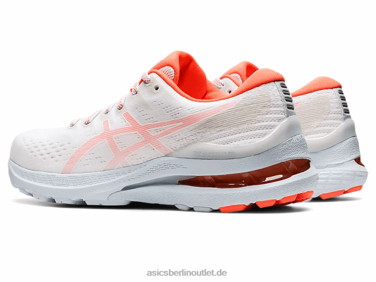 Gel-Kayano 28 BL4N3153Asics Weiß/Flash Coral
