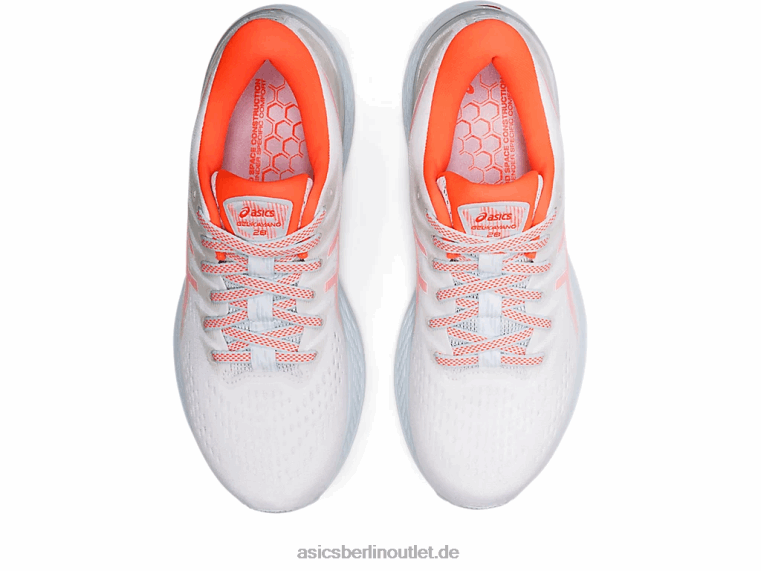 Gel-Kayano 28 BL4N3153Asics Weiß/Flash Coral