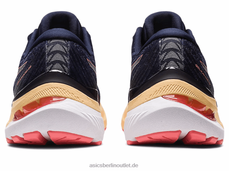 Gel-Kayano 29 breit BL4N2431Asics Mitternacht/Papaya