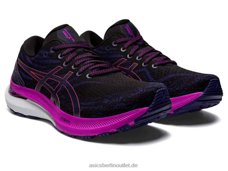 Gel-Kayano 29 breit BL4N3134Asics Schwarz/Rot-Alarm