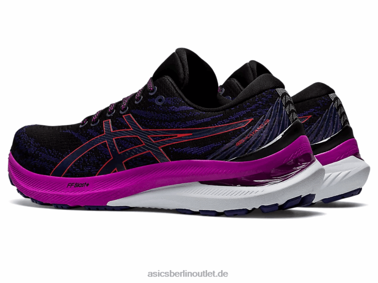 Gel-Kayano 29 breit BL4N3134Asics Schwarz/Rot-Alarm