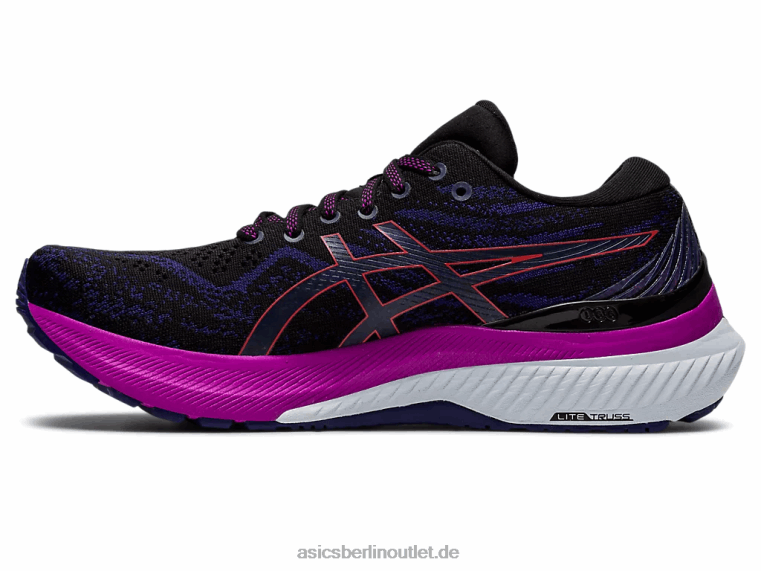 Gel-Kayano 29 breit BL4N3134Asics Schwarz/Rot-Alarm