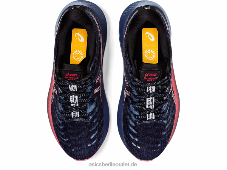 Gel-Kayano Lite 2 BL4N3861Asics Donnerblau/flammende Koralle