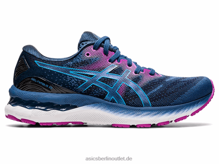 Gel-Nimbus 23 breit BL4N4012Asics großer Hai/digitales Aqua