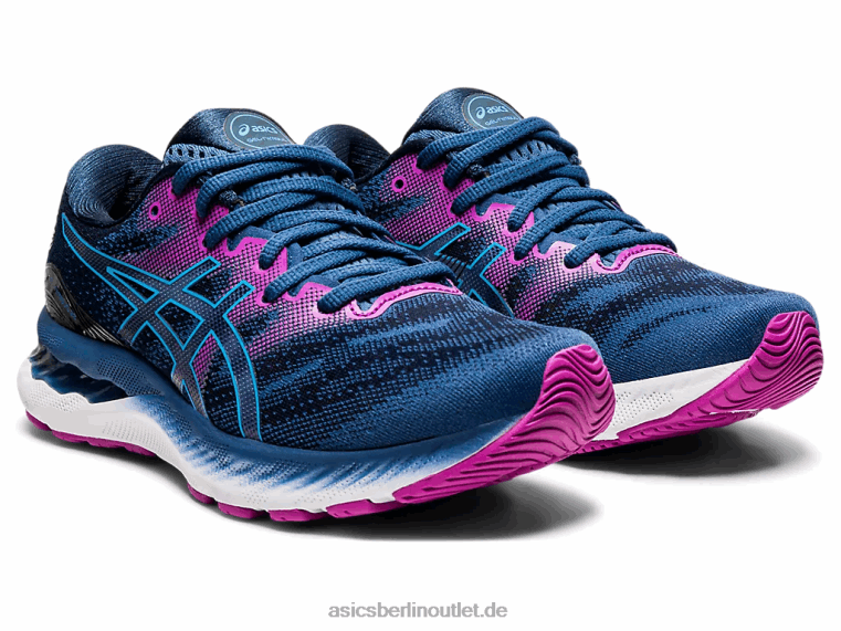Gel-Nimbus 23 breit BL4N4012Asics großer Hai/digitales Aqua