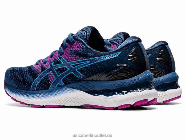 Gel-Nimbus 23 breit BL4N4012Asics großer Hai/digitales Aqua
