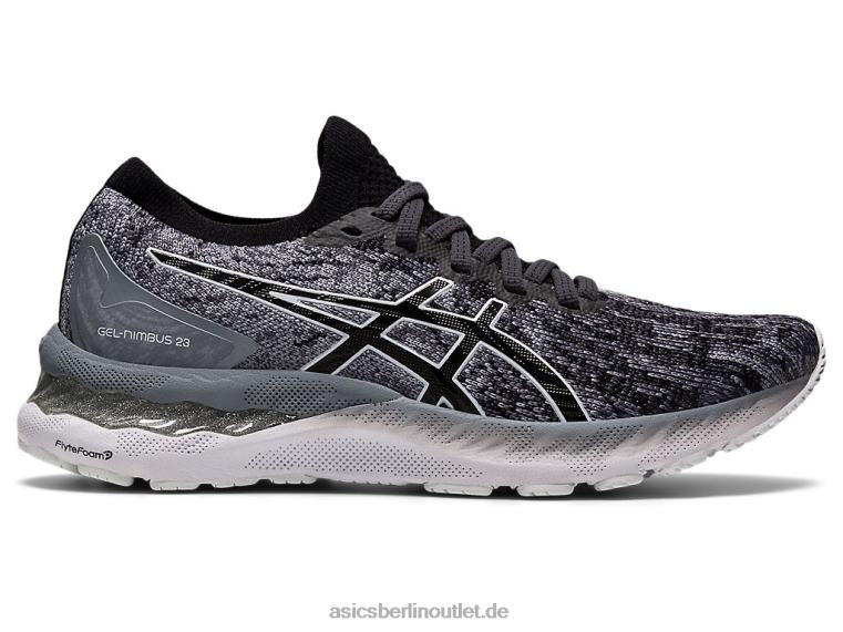 Gel-Nimbus 23 gestrickt BL4N3920Asics Steinplatte/Schwarz