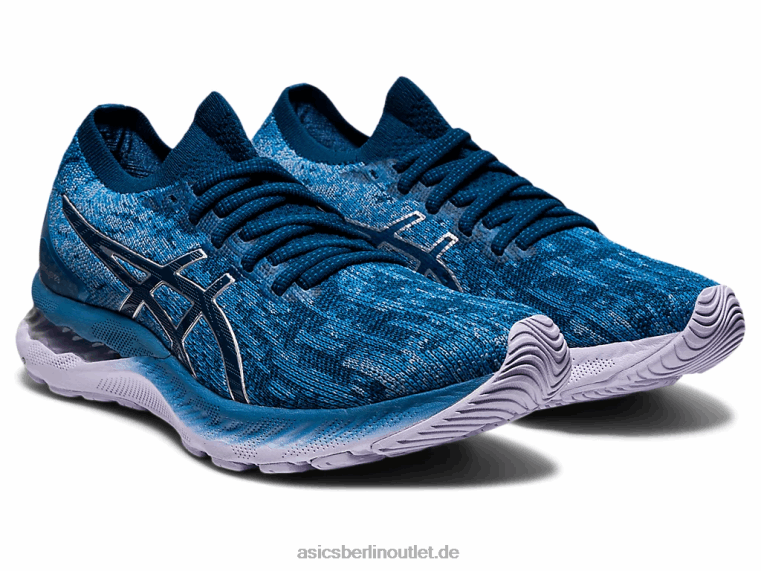 Gel-Nimbus 23 gestrickt BL4N3922Asics Grauseide/Makoblau