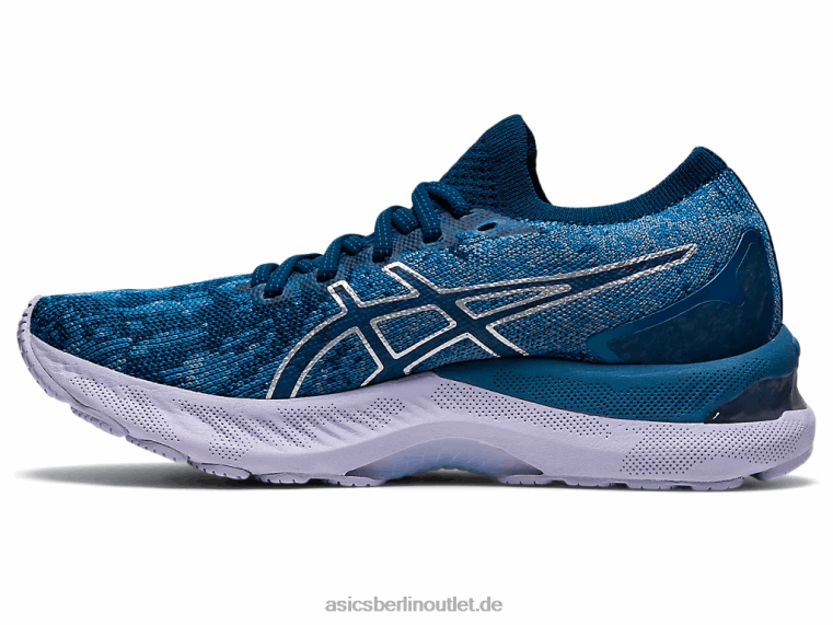 Gel-Nimbus 23 gestrickt BL4N3922Asics Grauseide/Makoblau