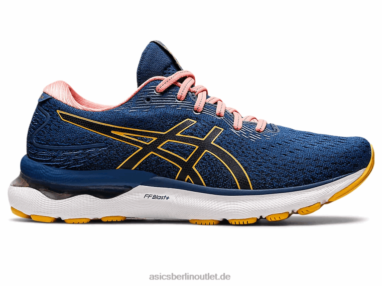 Gel-Nimbus 24 BL4N2667Asics Mitternachtsblau/Tigergelb