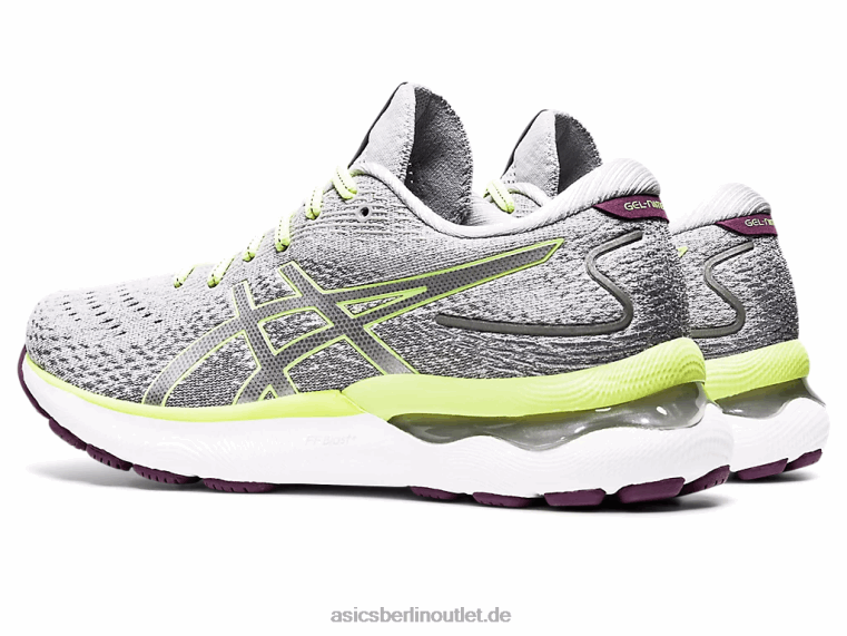 Gel-Nimbus 24 BL4N3549Asics Piemontgrau/Limettengrün