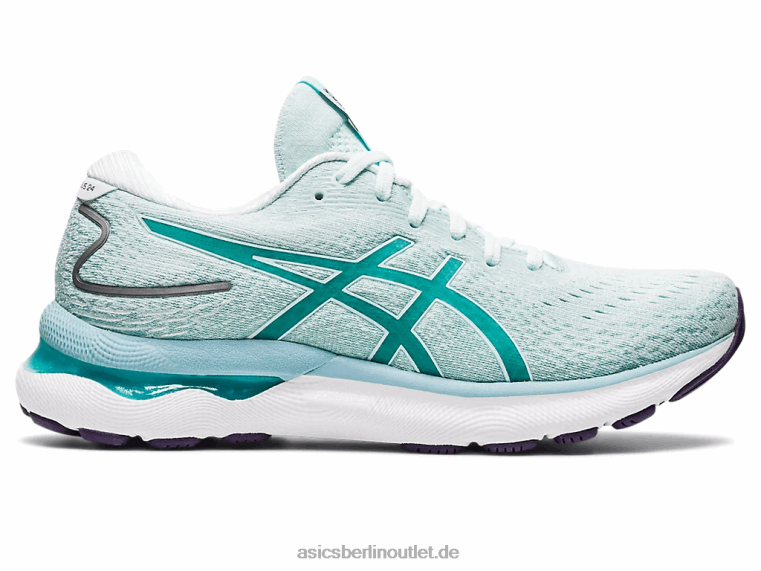 Gel-Nimbus 24 breit BL4N2877Asics beruhigendes Meer/Seeglas