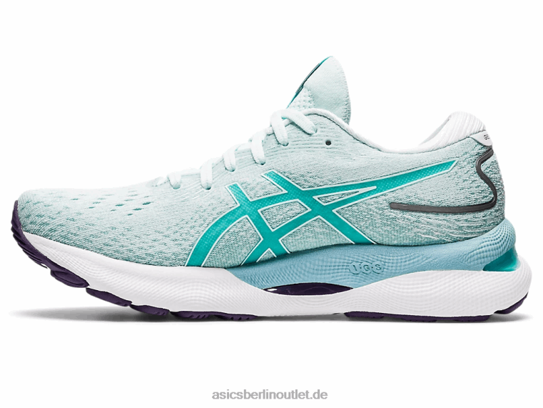 Gel-Nimbus 24 breit BL4N2877Asics beruhigendes Meer/Seeglas