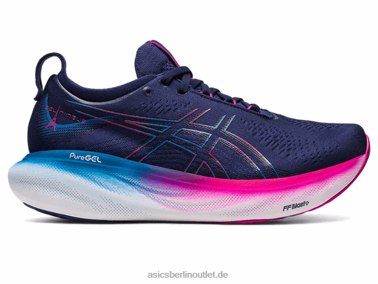 Gel-Nimbus 25 BL4N2138Asics Indigoblau/Rosa Rave