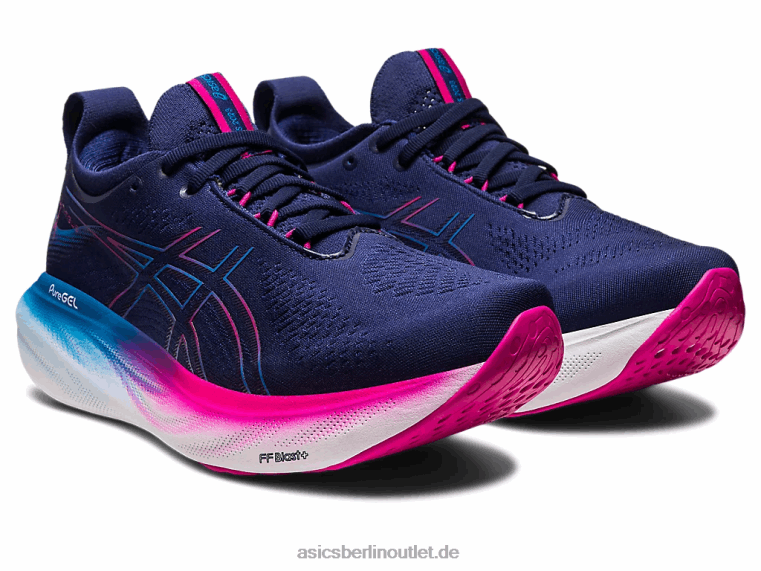 Gel-Nimbus 25 BL4N2138Asics Indigoblau/Rosa Rave