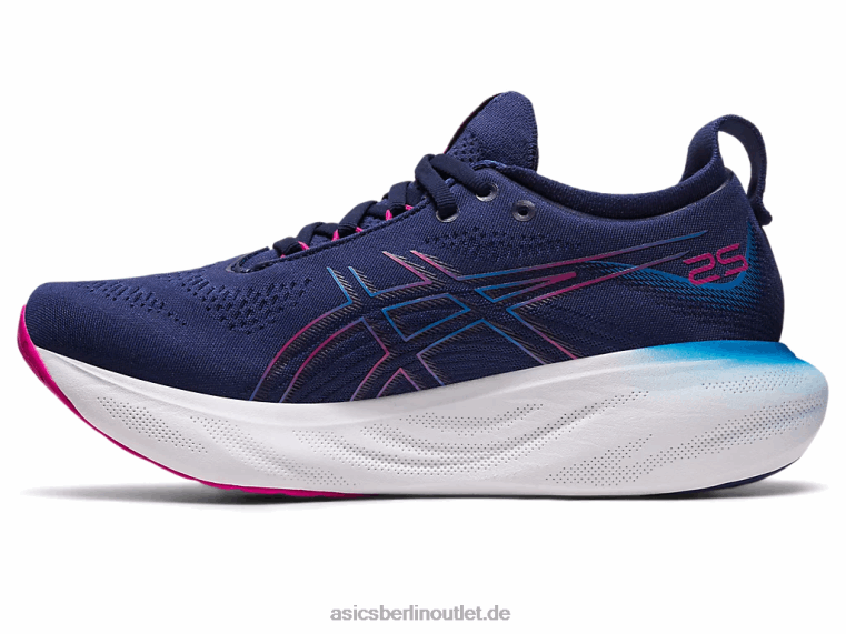Gel-Nimbus 25 BL4N2138Asics Indigoblau/Rosa Rave
