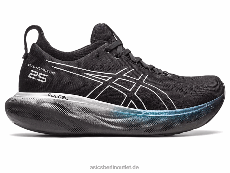 Gel-Nimbus 25 Platin BL4N2379Asics schwarz/reines Silber
