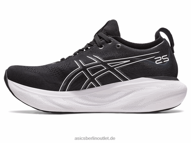 Gel-Nimbus 25 breit BL4N2376Asics schwarz/reines Silber