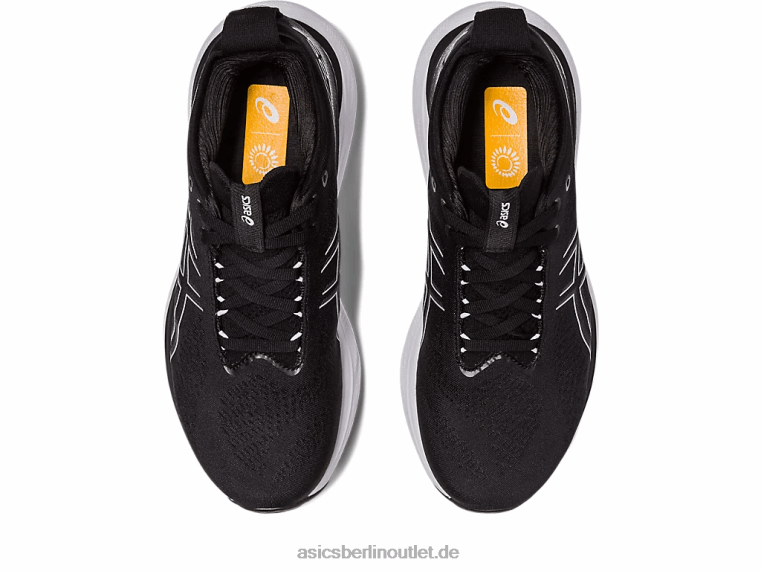 Gel-Nimbus 25 breit BL4N2376Asics schwarz/reines Silber