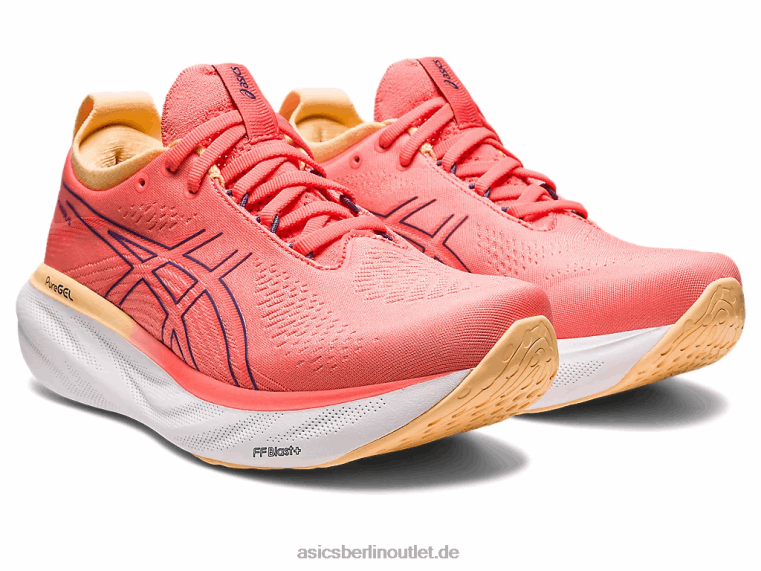 Gel-Nimbus 25 breit BL4N2377Asics Papaya/staubiges Lila