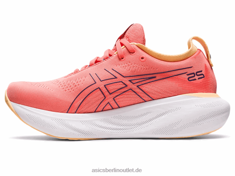 Gel-Nimbus 25 breit BL4N2377Asics Papaya/staubiges Lila