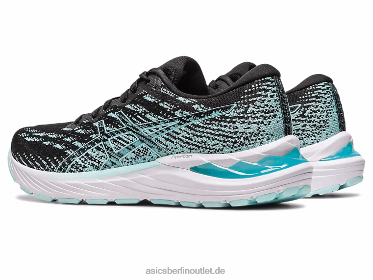 Gel-Stratus 3 gestrickt BL4N2346Asics schwarz/klarblau