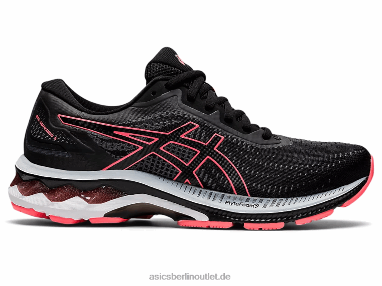 Gel-Superion 5 BL4N2606Asics schwarz/flammende Koralle