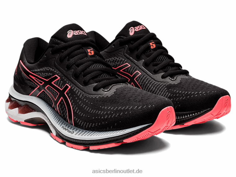 Gel-Superion 5 BL4N2606Asics schwarz/flammende Koralle